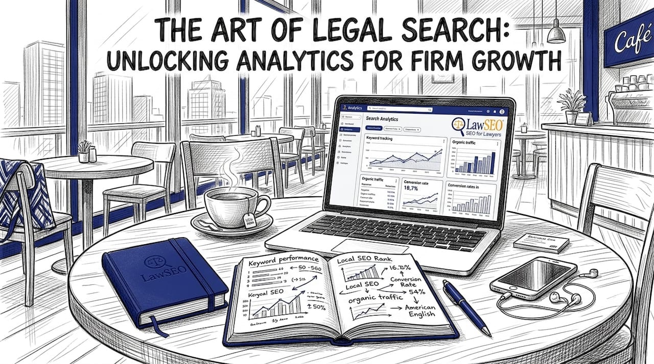Marketer reviews search analytics for law content