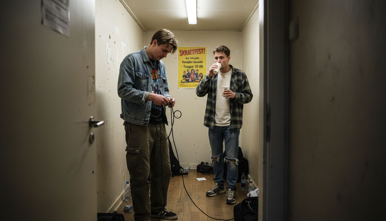 Komikerna hänger bakom kulisserna på Norra Brunn