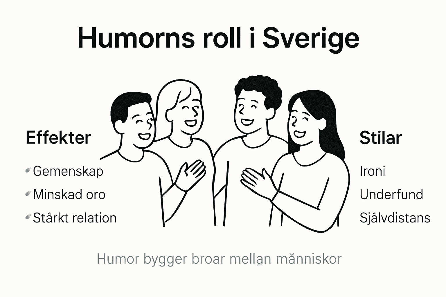 En översikt om humor – varför vi skrattar och vilka olika typer som finns