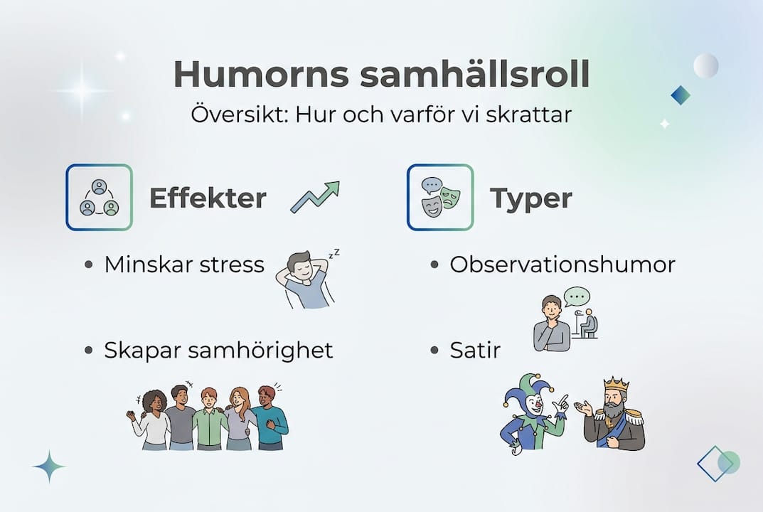 Så påverkar humor oss – en översikt i bild
