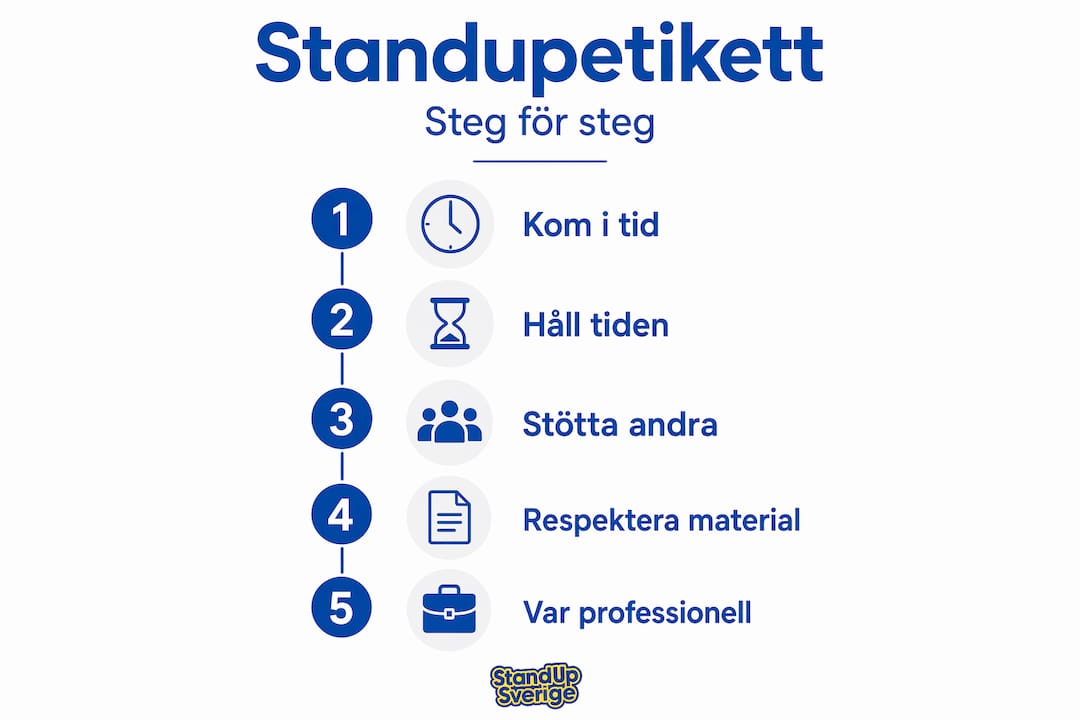 Så lyckas du på standup: Fem enkla steg för att visa bra stil