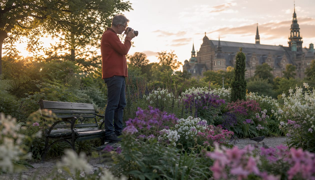 Man tar bilder på museerna när man besöker Djurgården.