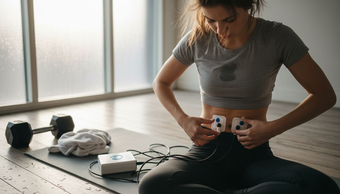 Proper electrode placement for muscle stimulation