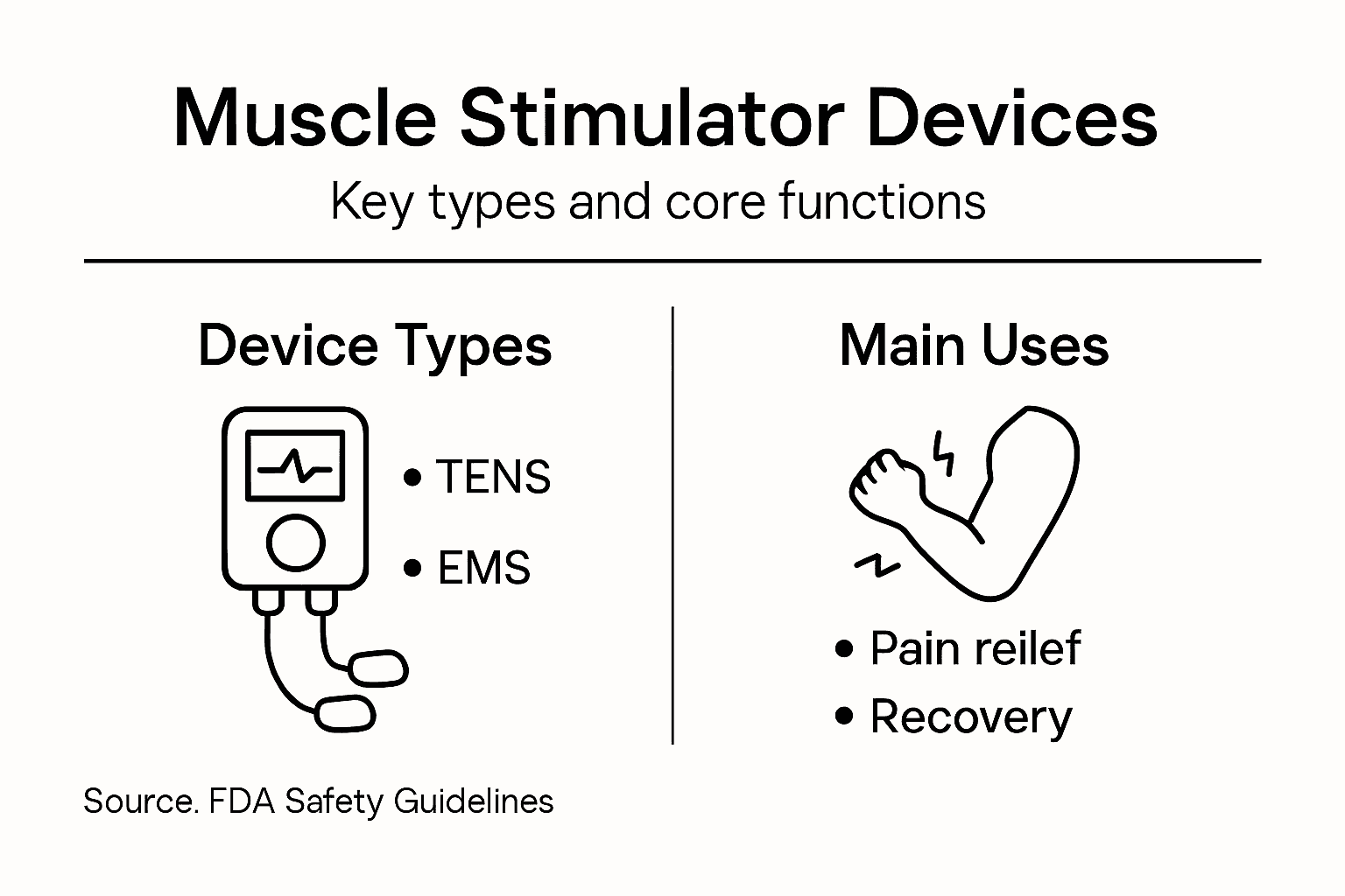 Infographic showing device types and main uses