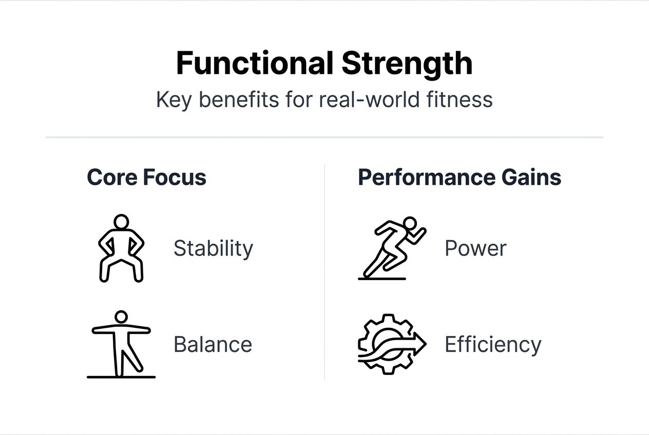 Infographic on functional strength benefits