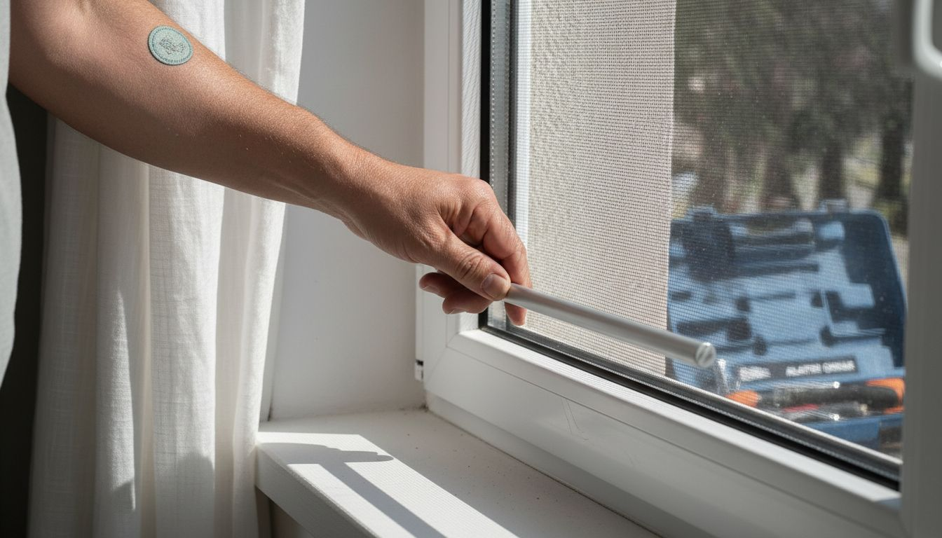 Ugrađena rolo mreža koja se povlači rukom