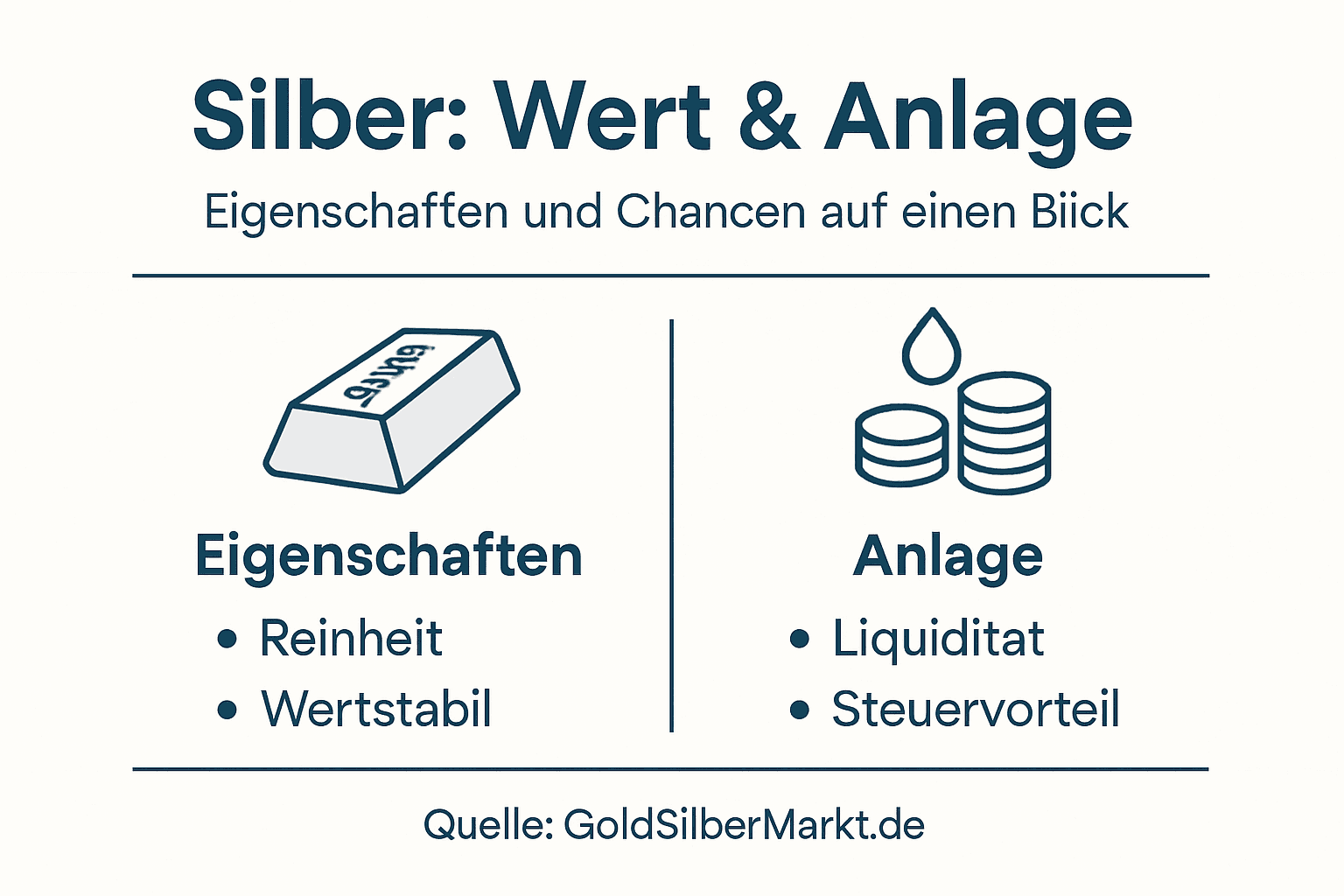 Silber im Fokus: Wertentwicklung und Chancen für Anleger – Eine Infografik
