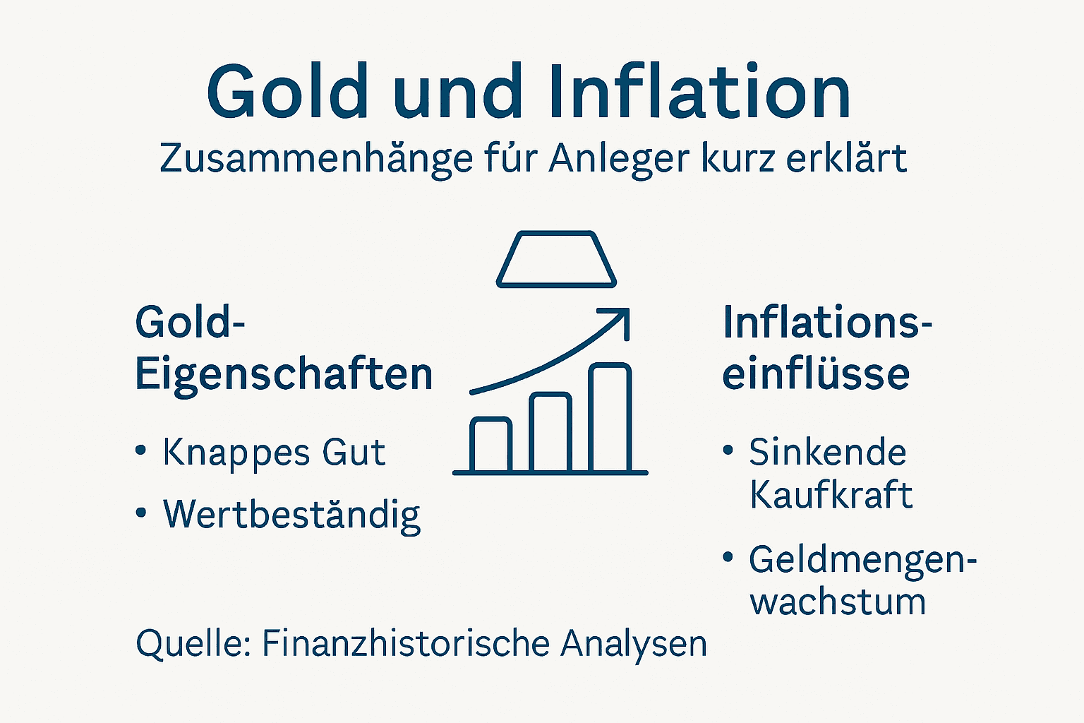 Infografik: Gold als Schutz vor Inflation – Was Anleger wissen sollten
