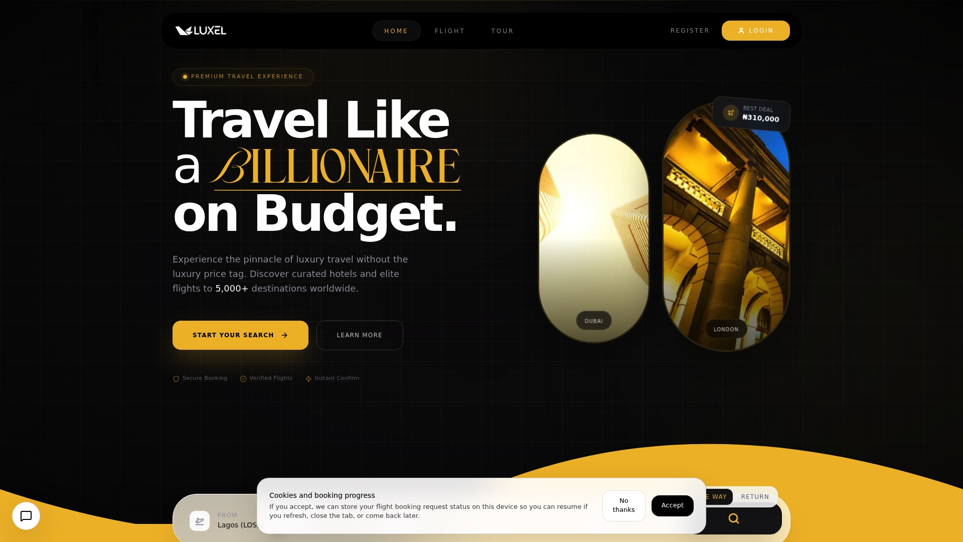 https://luxelbookings.com