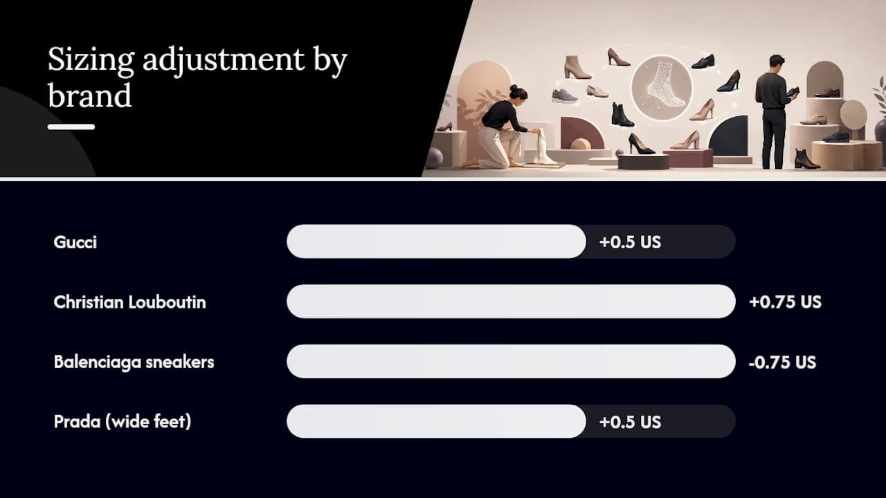 What are the fit tendencies for major designer brands? — overview diagram