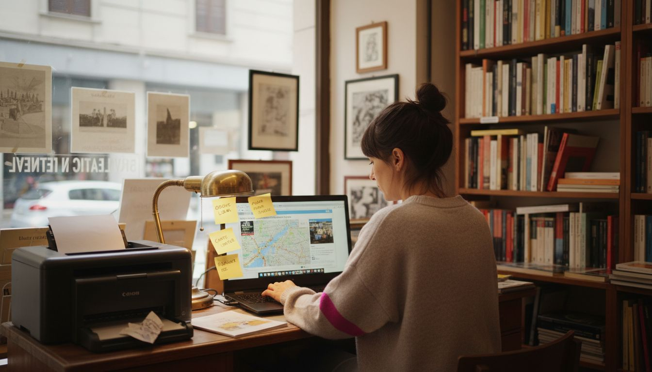 Il proprietario di una libreria trova nuove strategie per aumentare la visibilità online nel suo territorio.