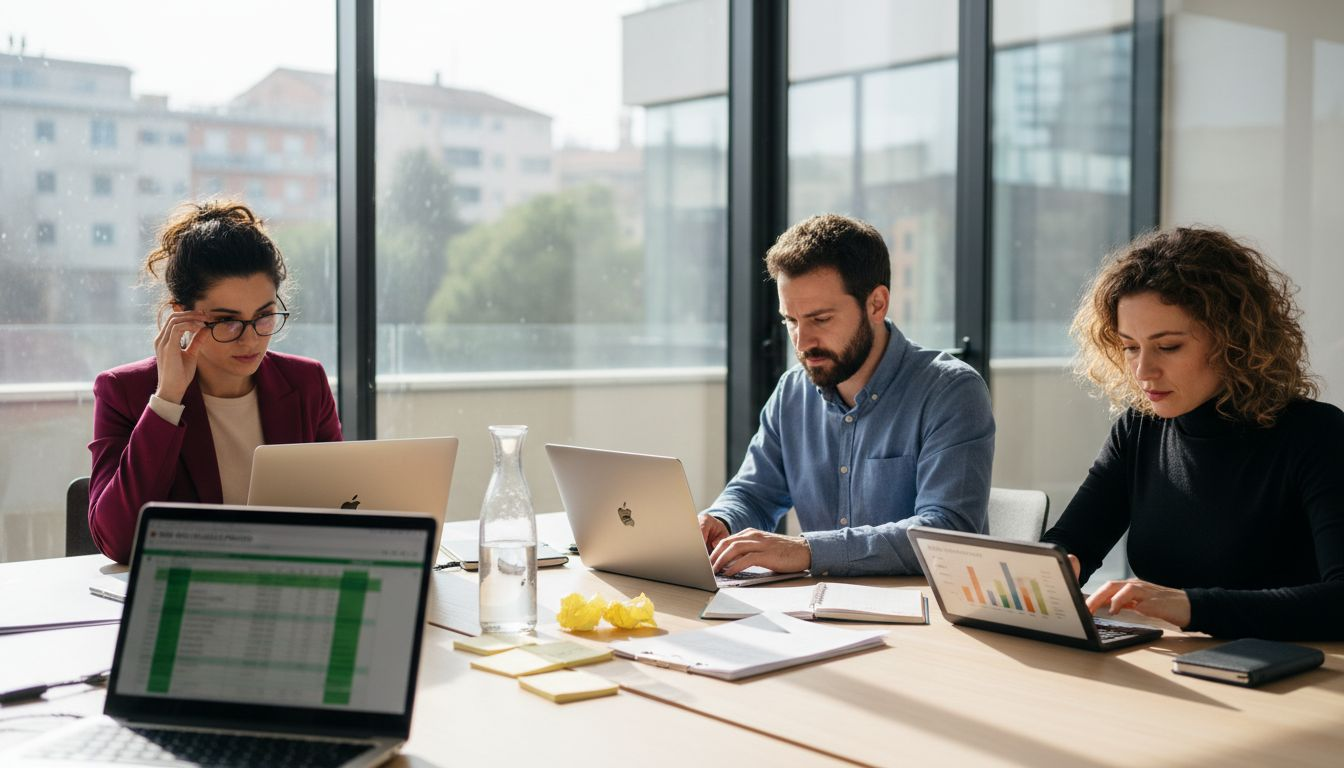 Il team lavora insieme alla redazione del blog aziendale, condividendo idee e strategie per creare contenuti di qualità.