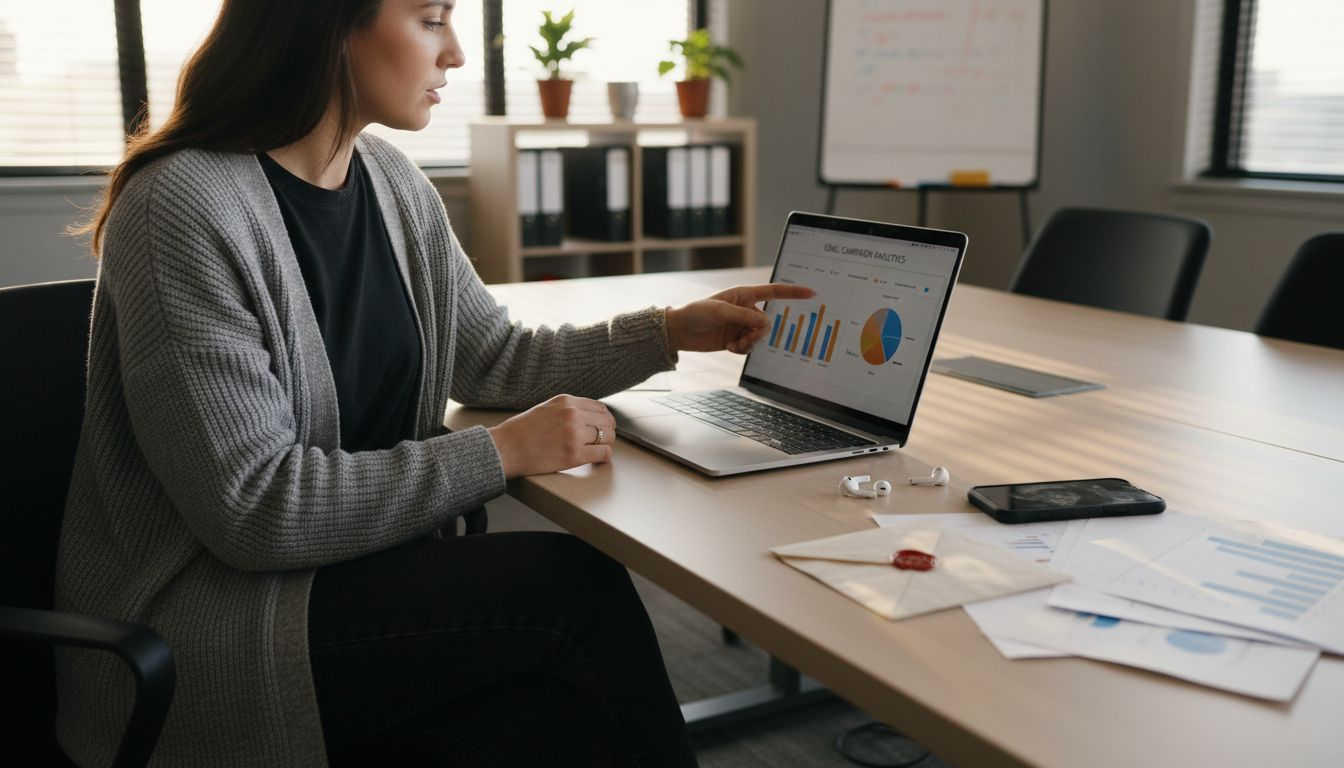 Reviewing segmented email marketing results