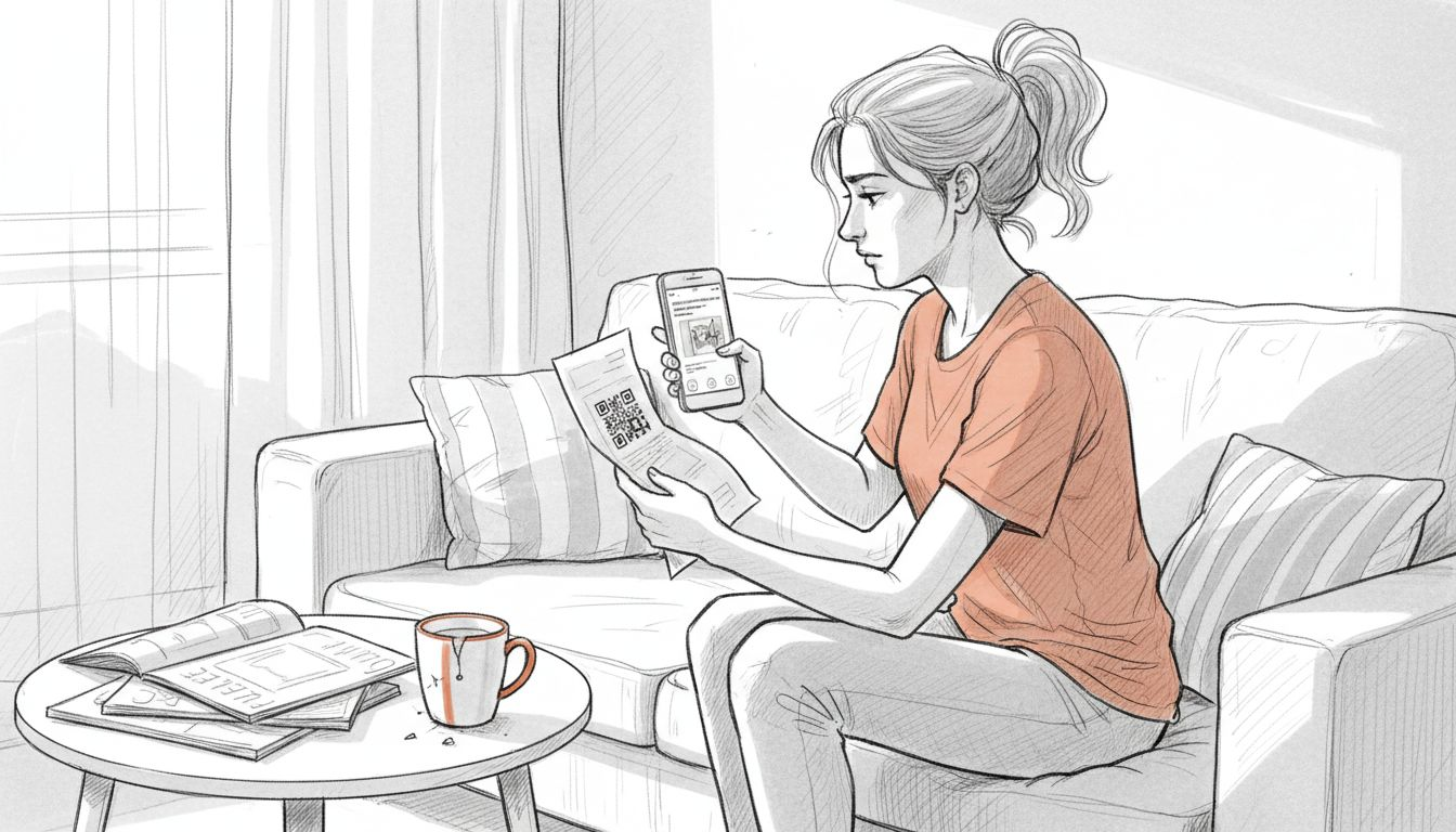 User scanning QR code for eSIM activation