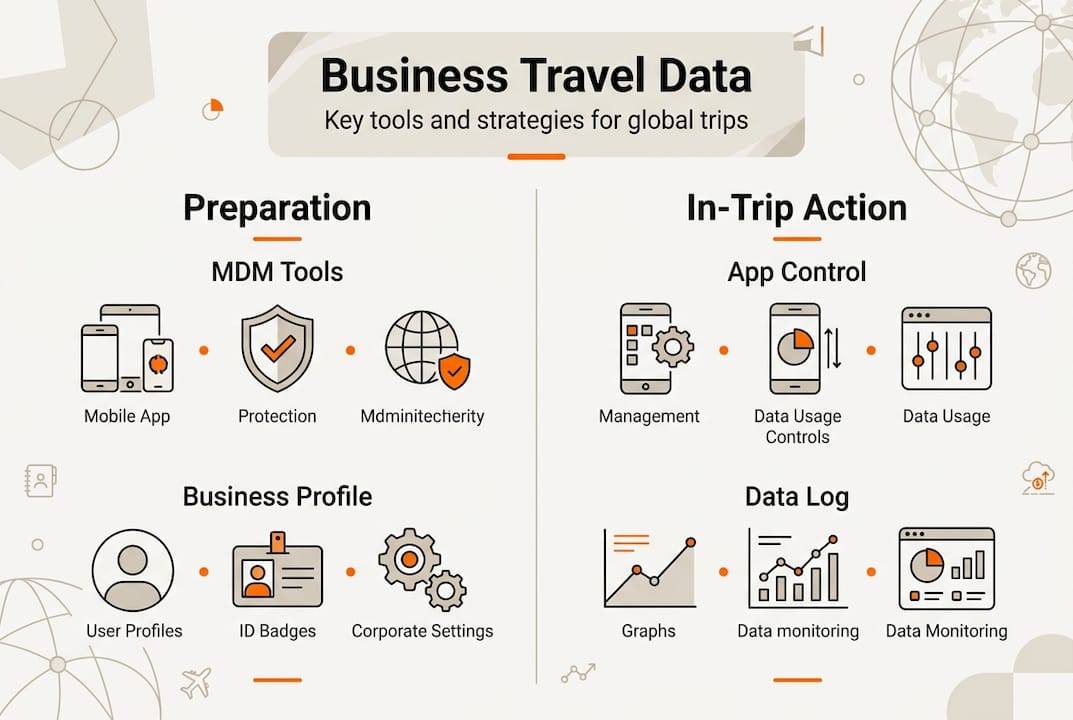 Infographic overview: business travel data management