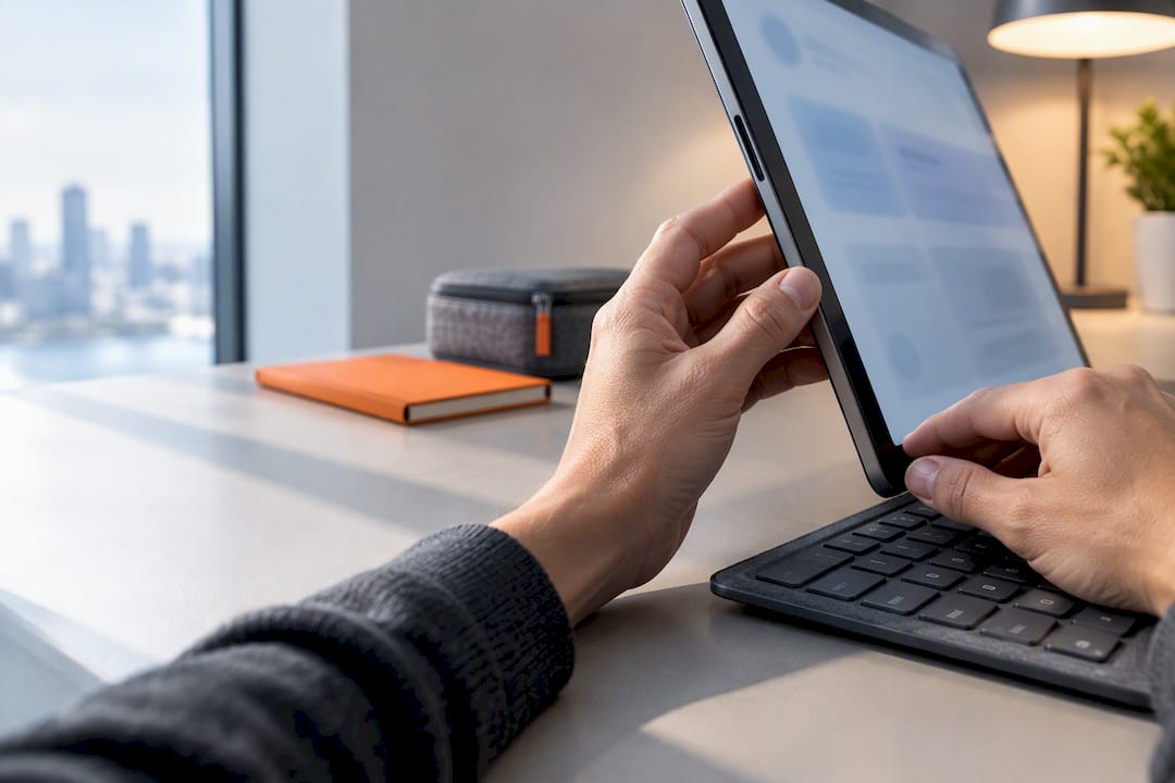 Traveler checking cellular tablet hardware