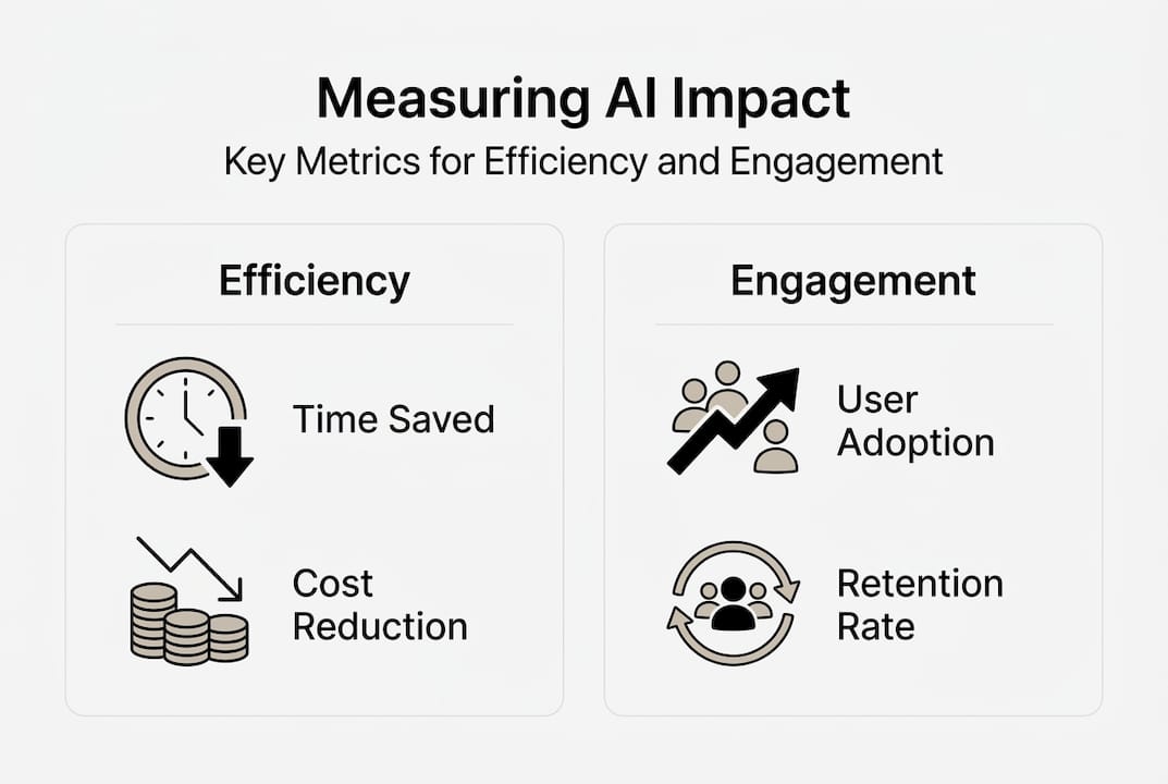 Infographic shows efficiency and engagement metrics