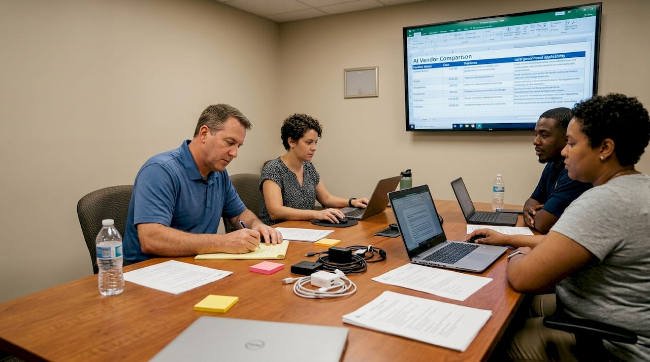 Local government team discusses AI rollout