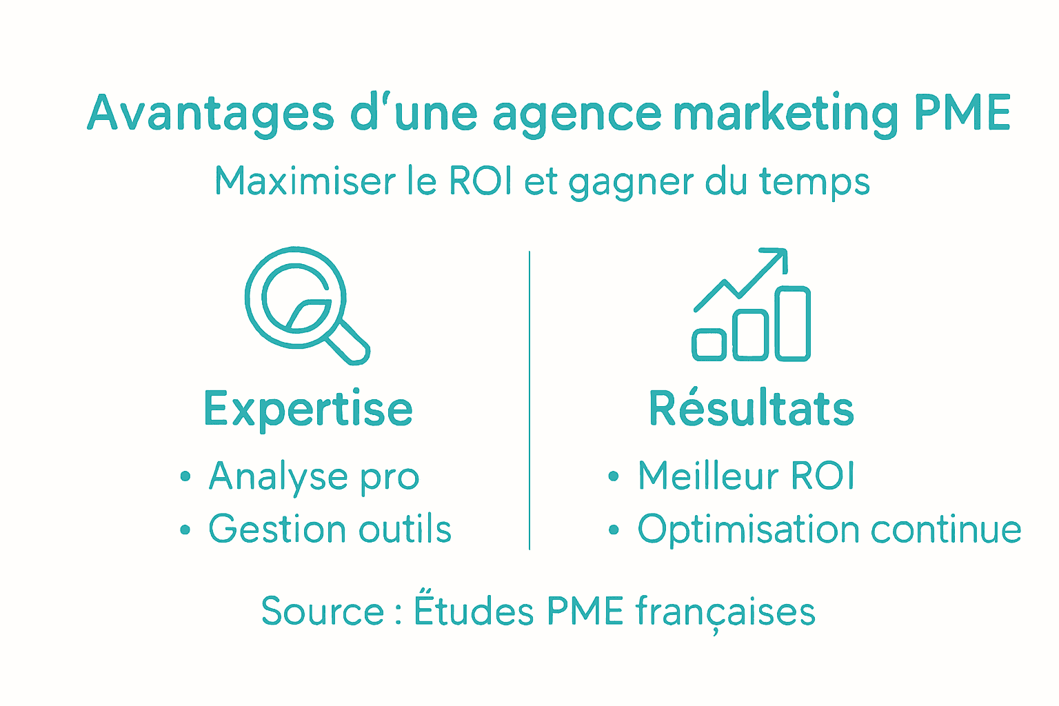 Infographie : pourquoi faire appel à une agence marketing est un atout pour les PME
