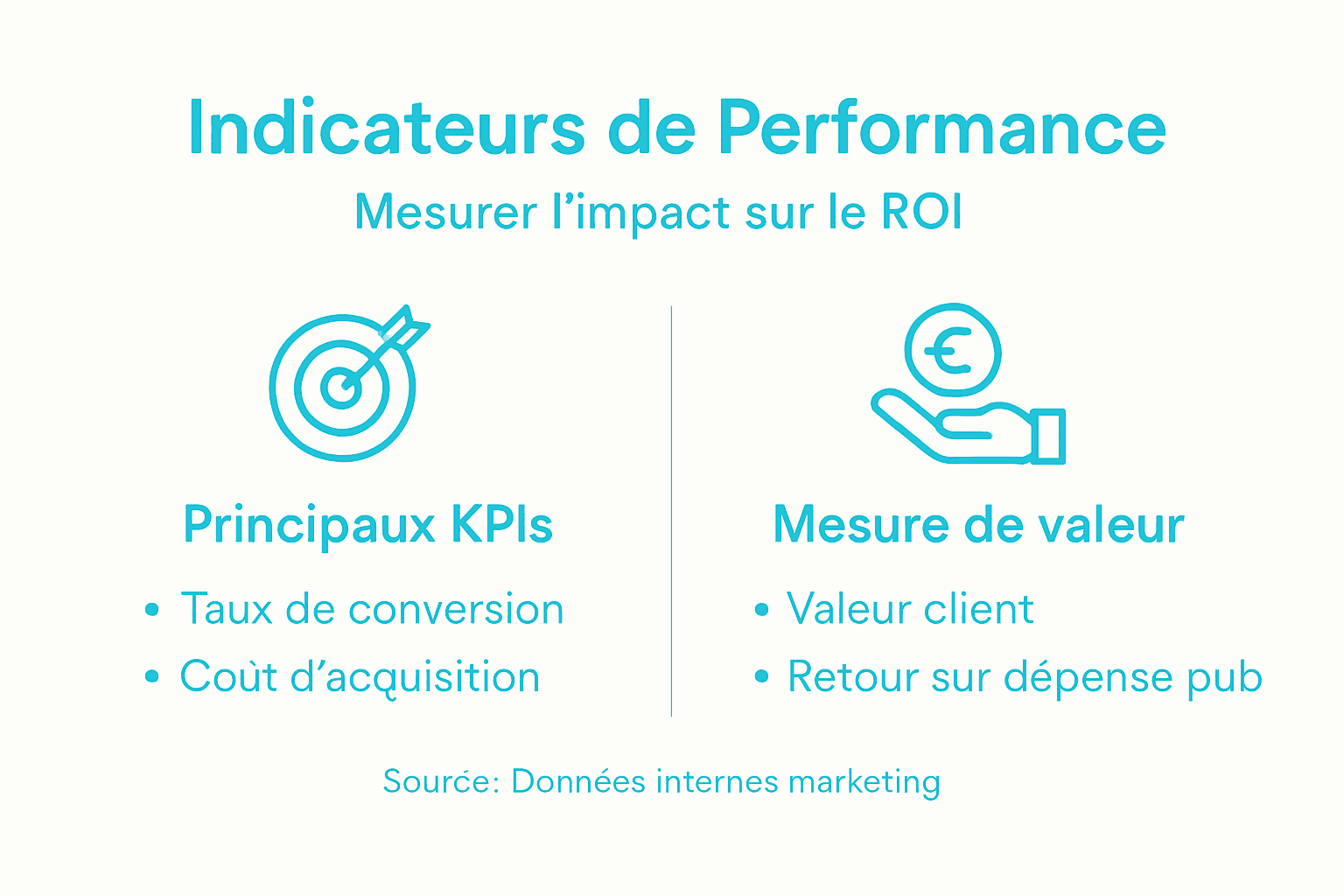 Visuel : les indicateurs clés du marketing pour mesurer et optimiser le retour sur investissement