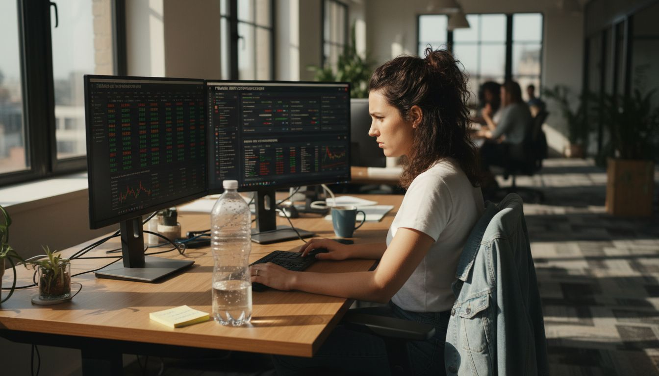 Analyst configures forex AI trading bots