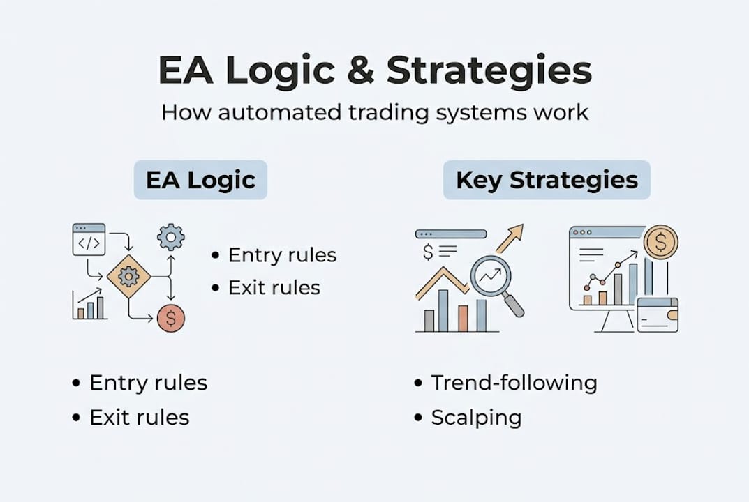 Infographic of EA logic and strategies