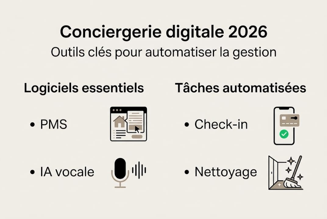 Panorama des solutions d’automatisation pour la gestion digitale de la conciergerie