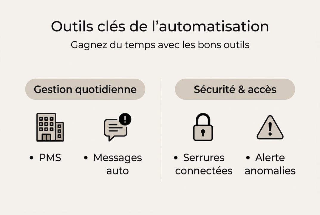 Infographie : les meilleurs outils pour automatiser la gestion de votre location Airbnb