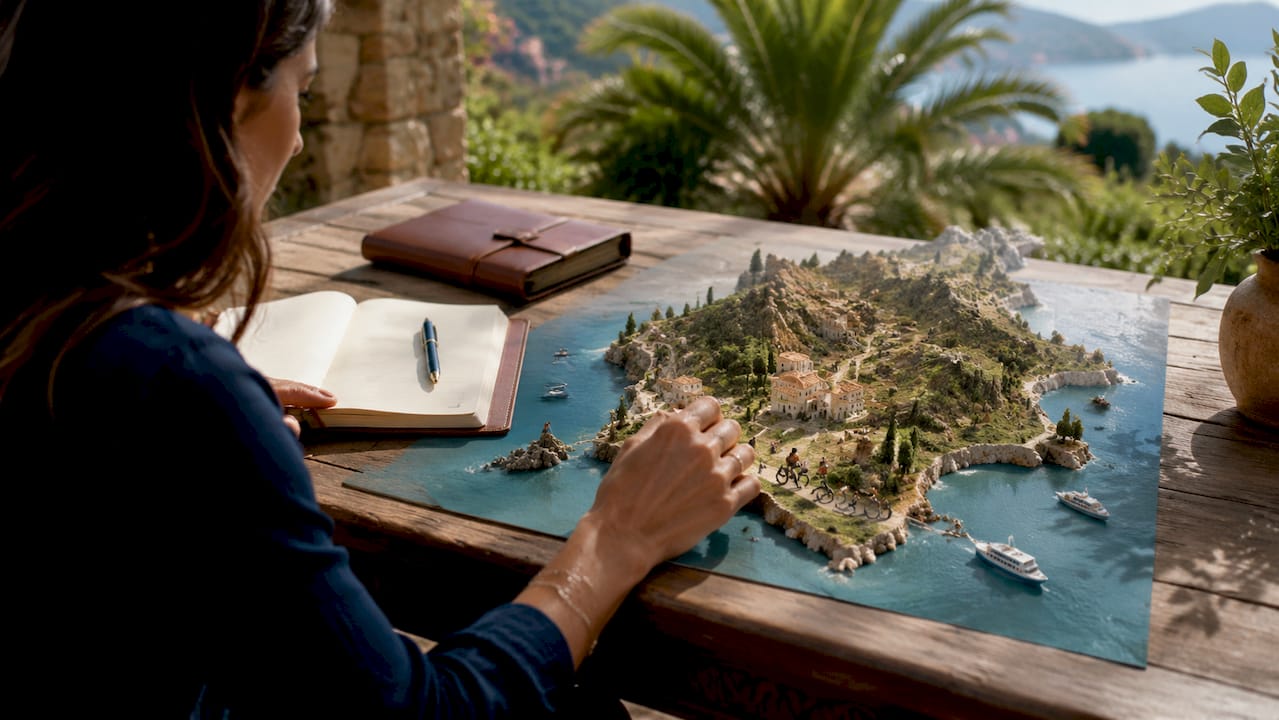 Projet de découverte de la Corse axé sur le tourisme responsable et le respect de l’environnement.