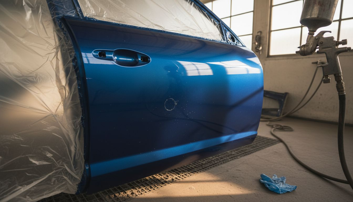 Comparing paint finish with and without film