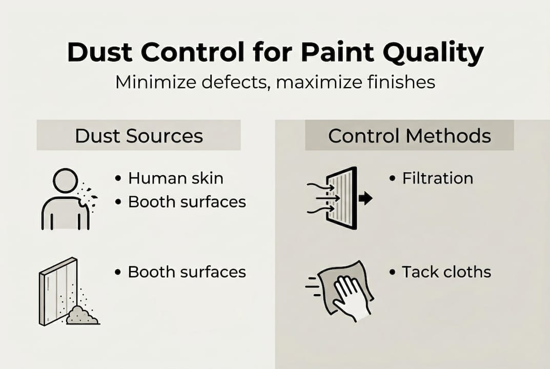 Infographic dust control and paint outcomes