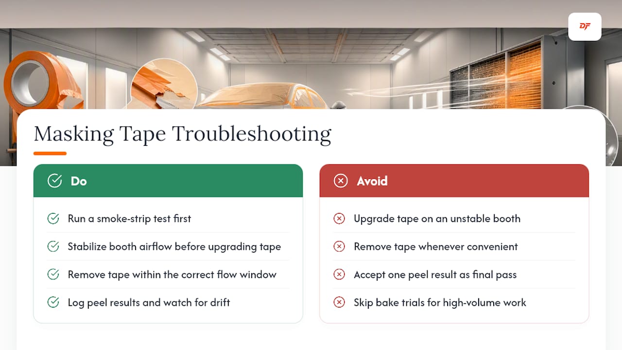 The Overlooked Priority in Masking Tape Troubleshooting â overview diagram