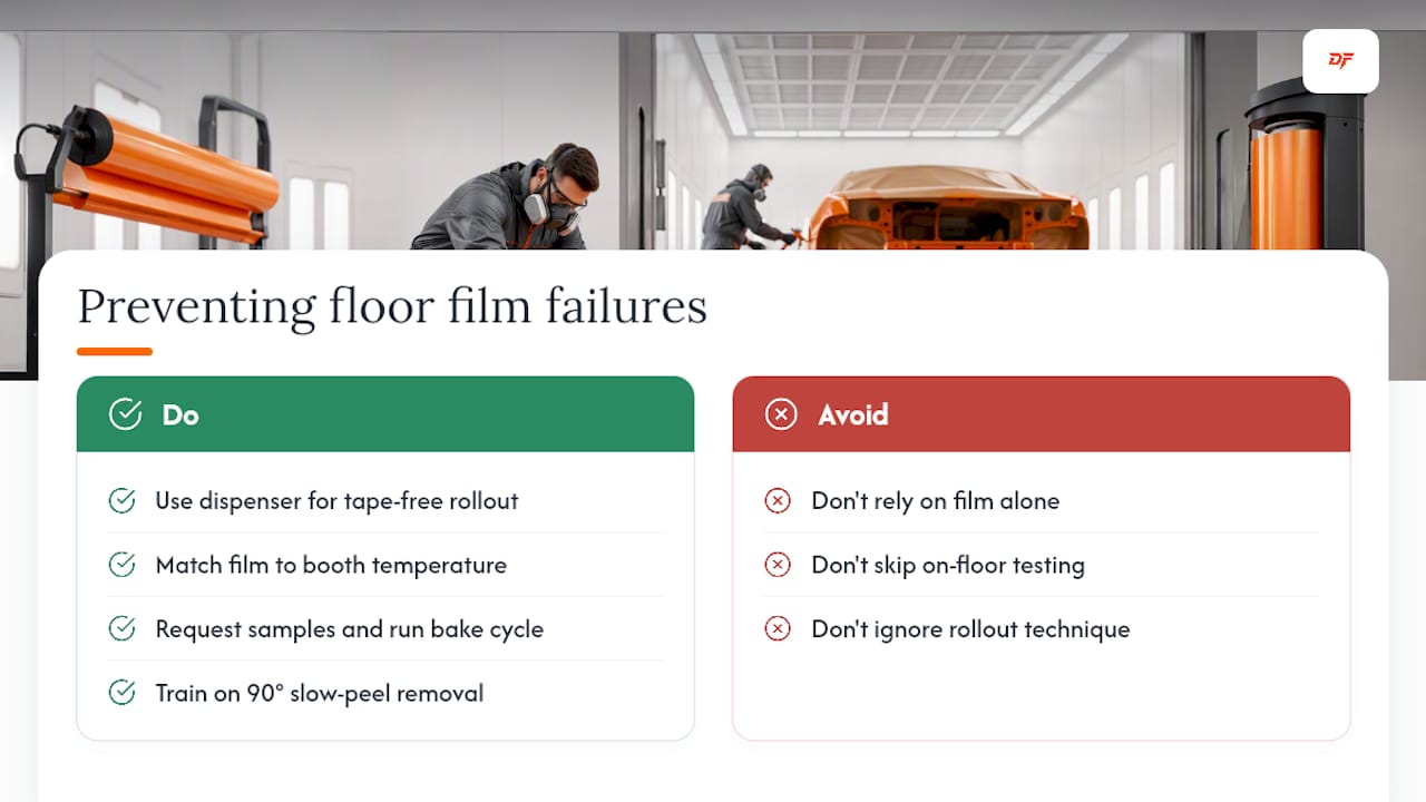 A Manufacturer's View on Preventing Floor Film Failures — overview diagram