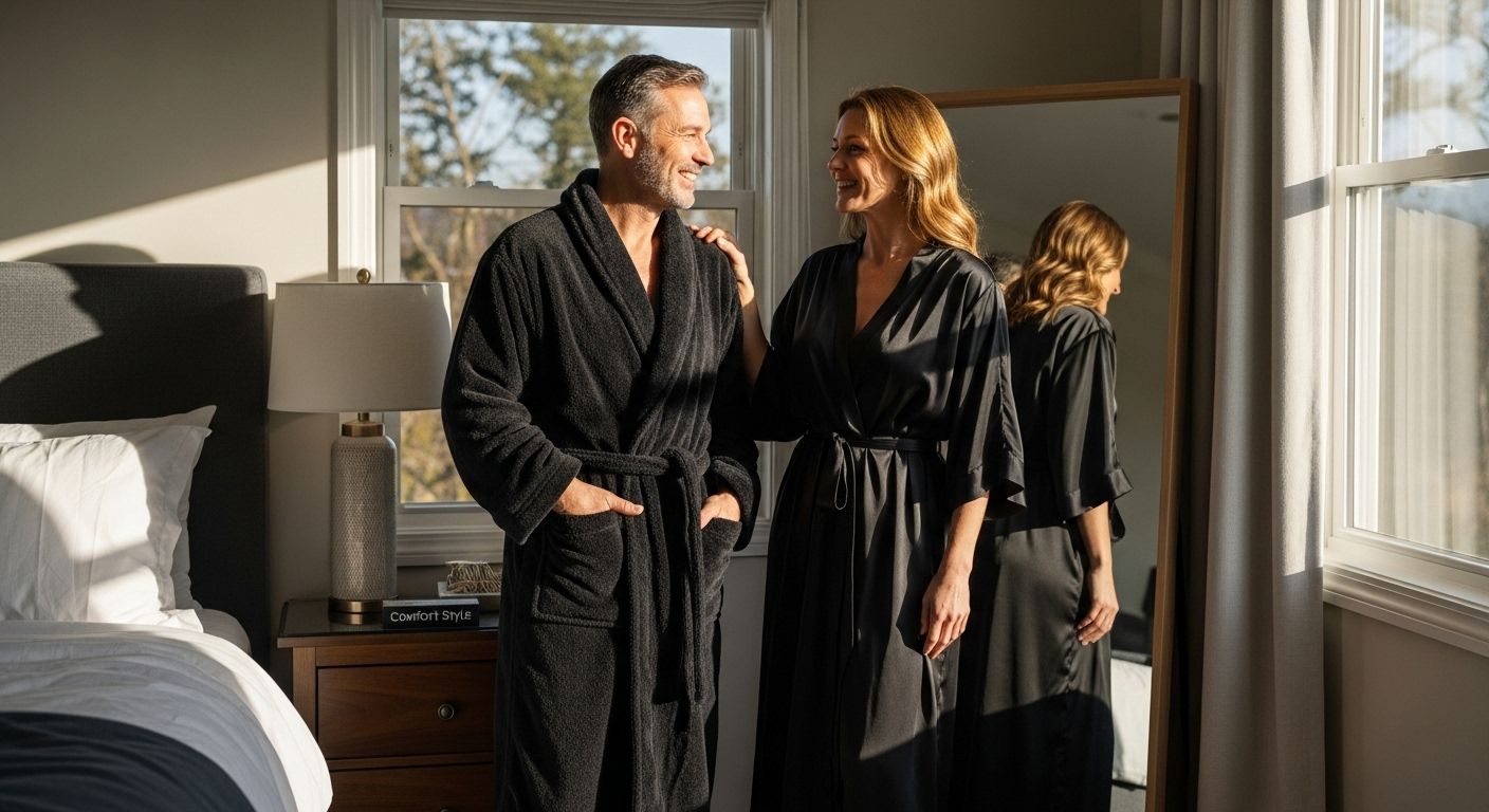 robes vs dressing gowns