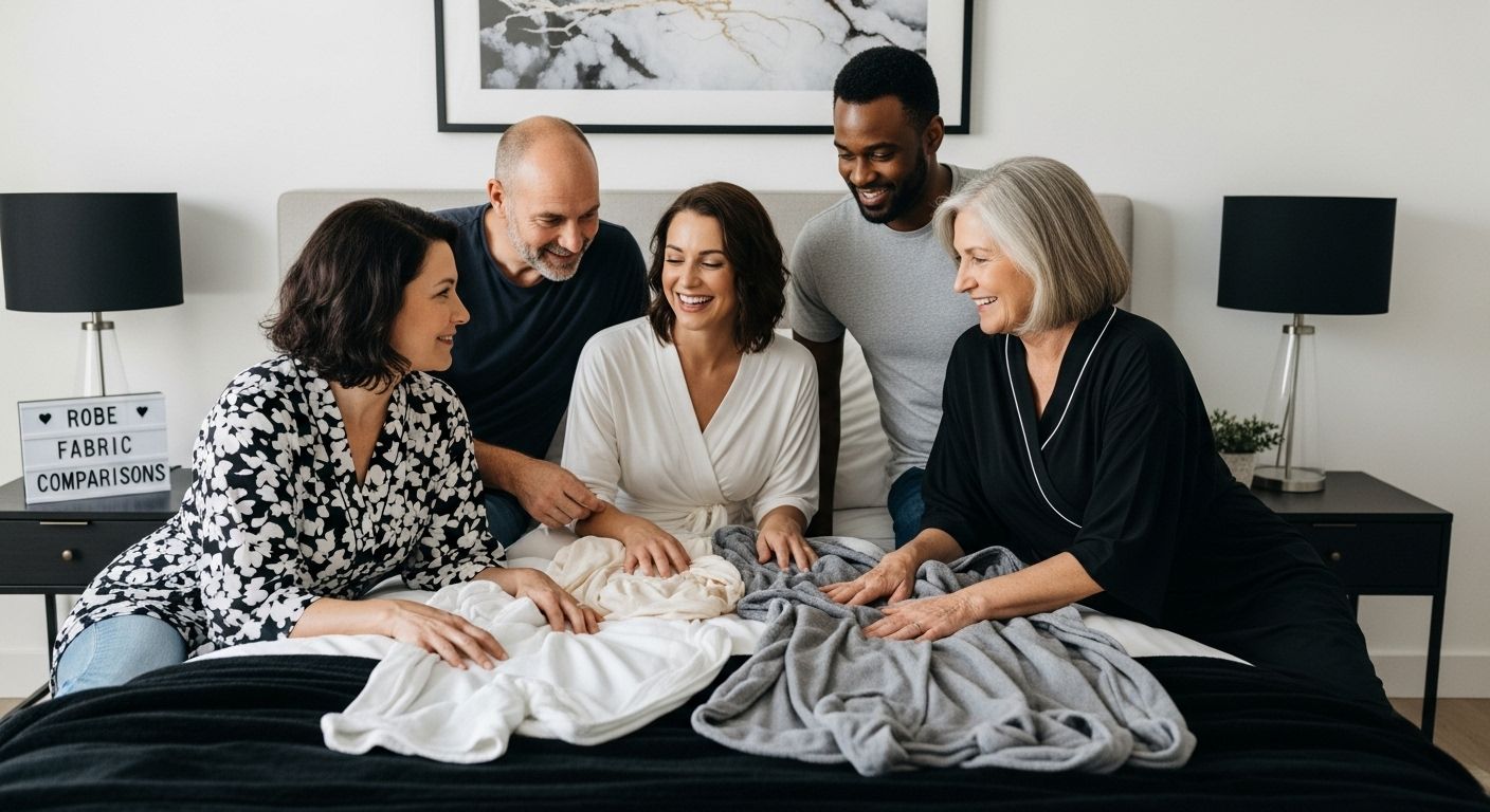 robe fabric comparisons
