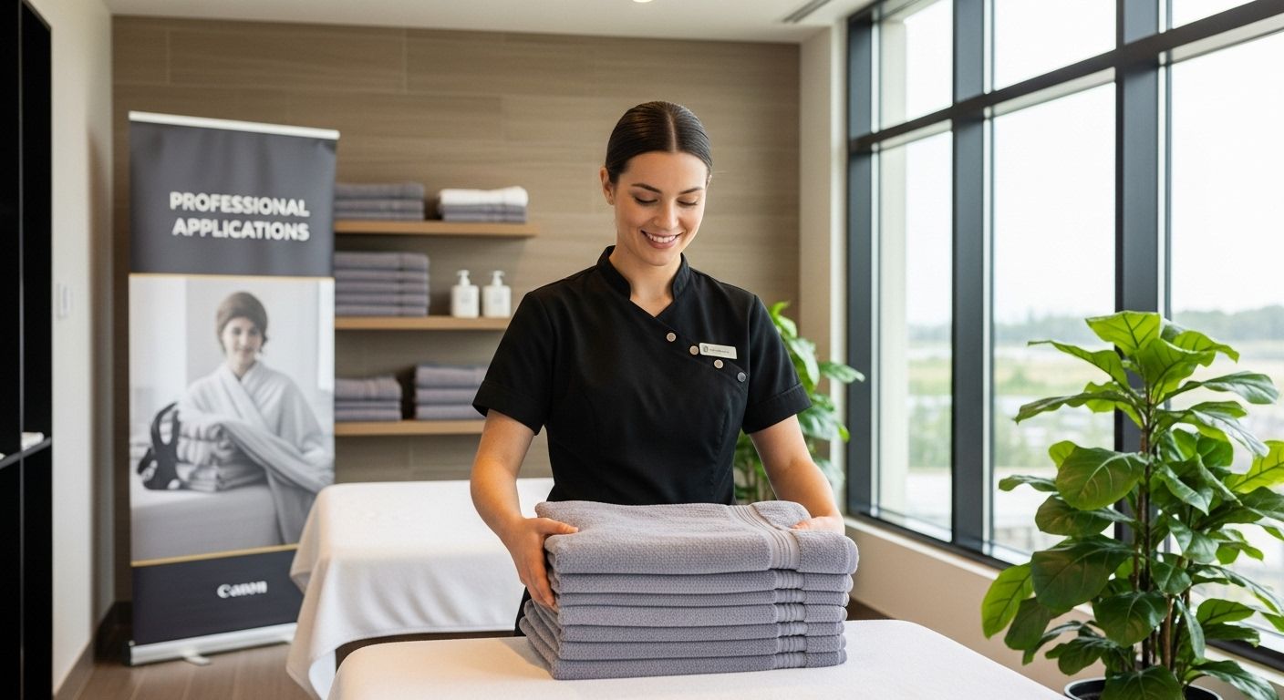 spa hospitality towels
