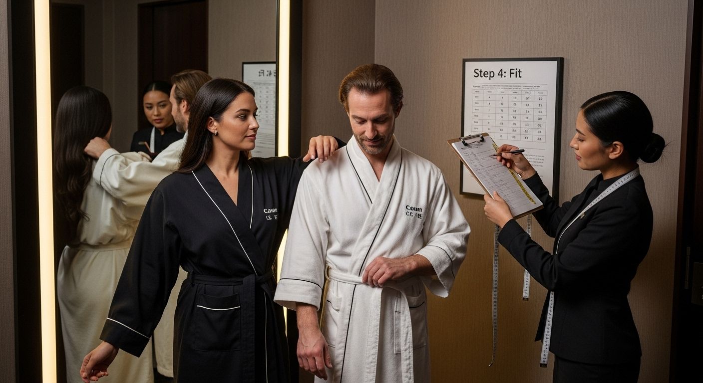 hotel robe sizing