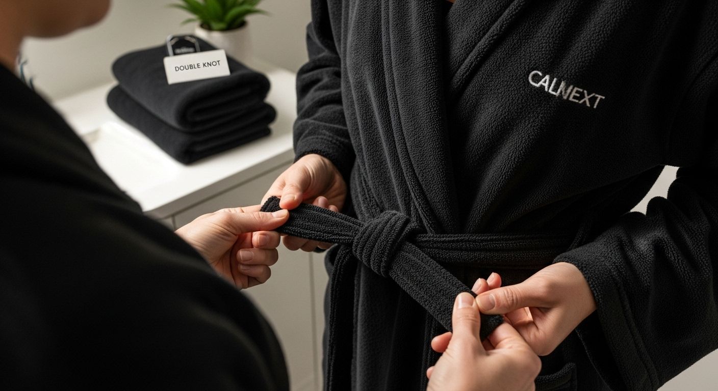double knot robe belt