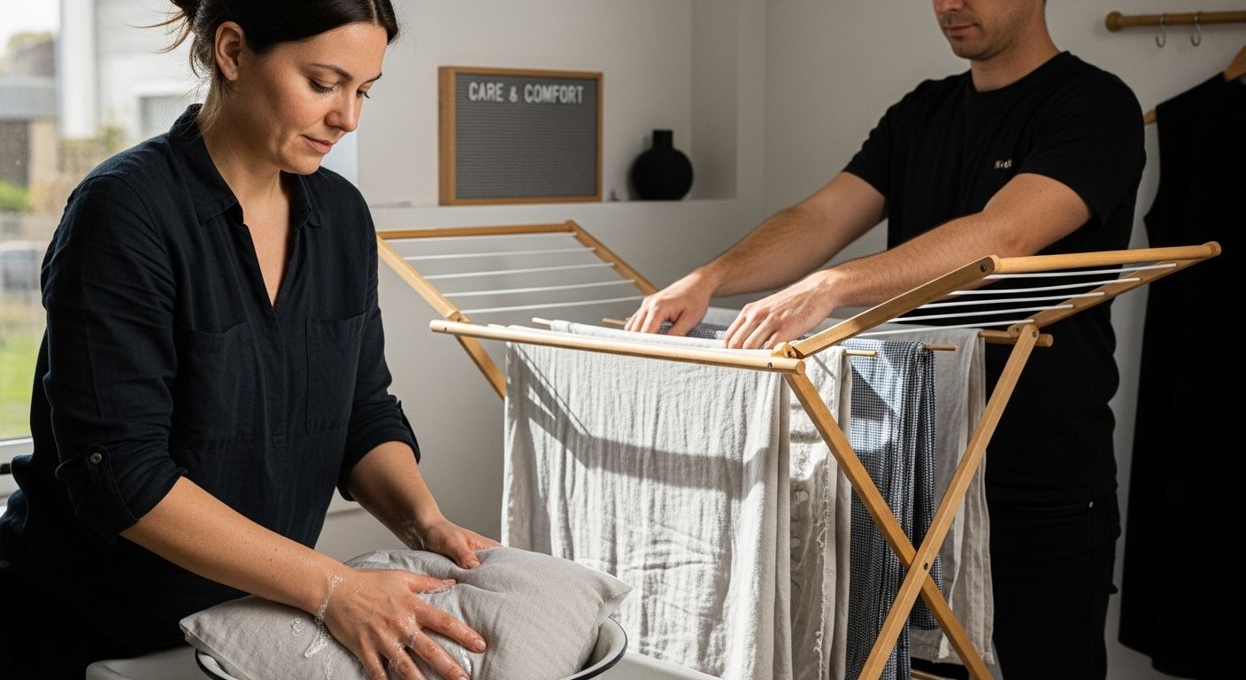 luxury linen care washing