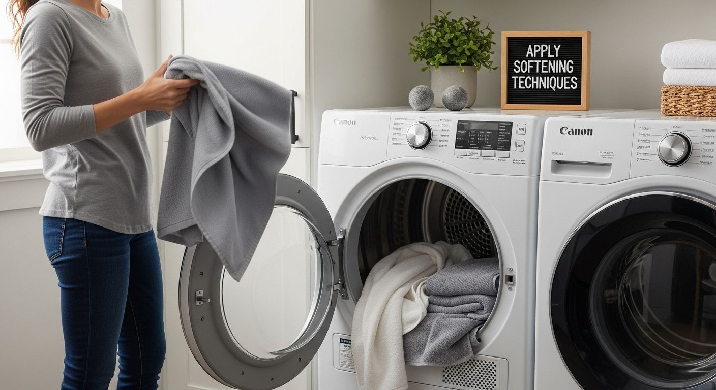 towel drying softener techniques