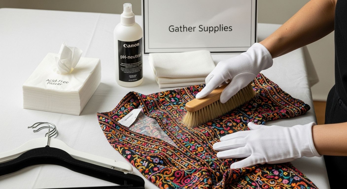 caring for embroidered robes