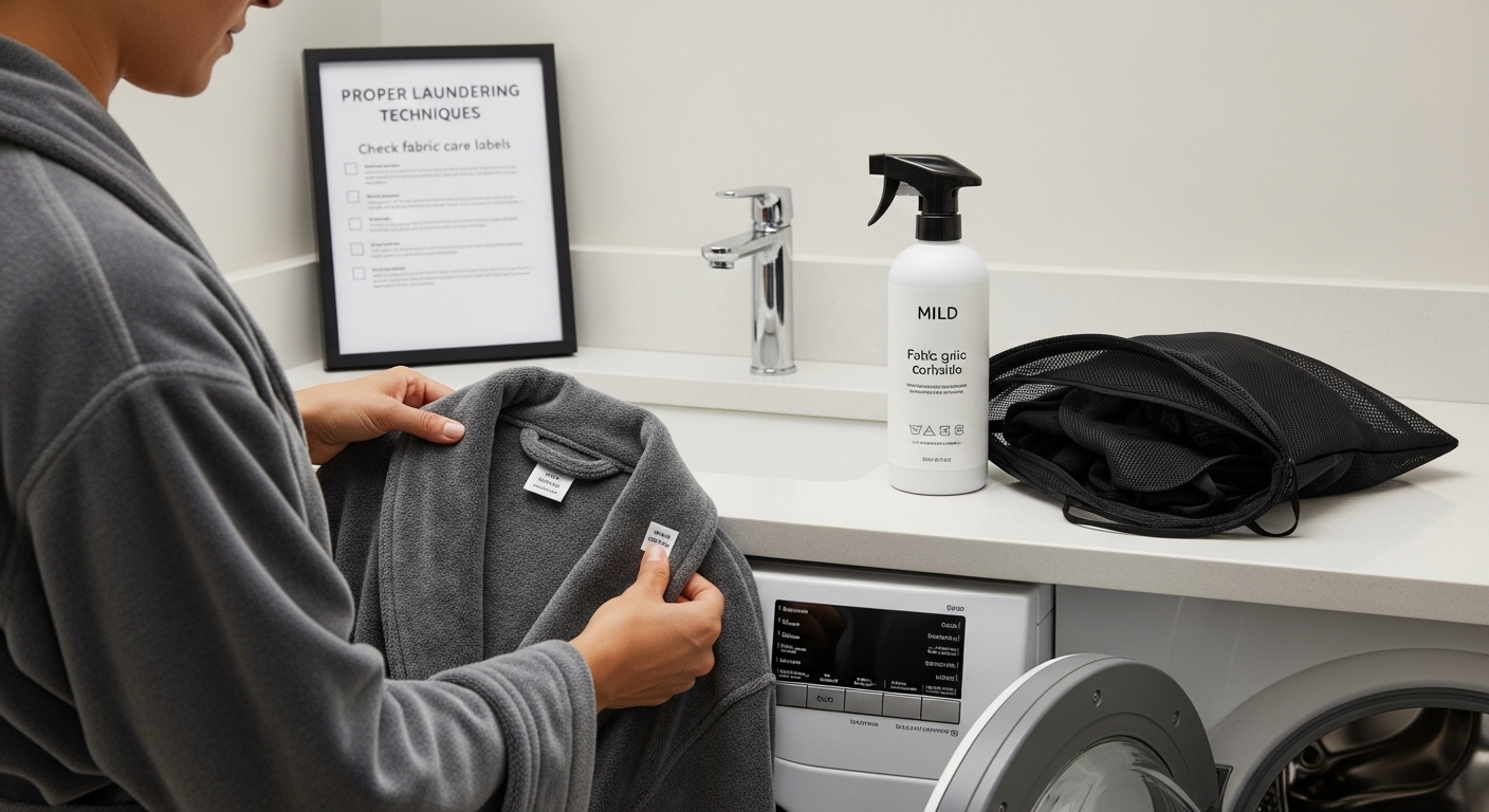 robe washing process