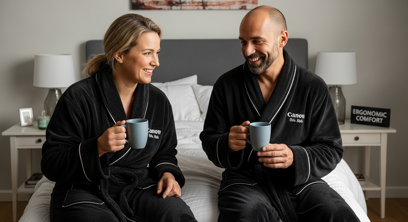 thermal bathrobe design comfort