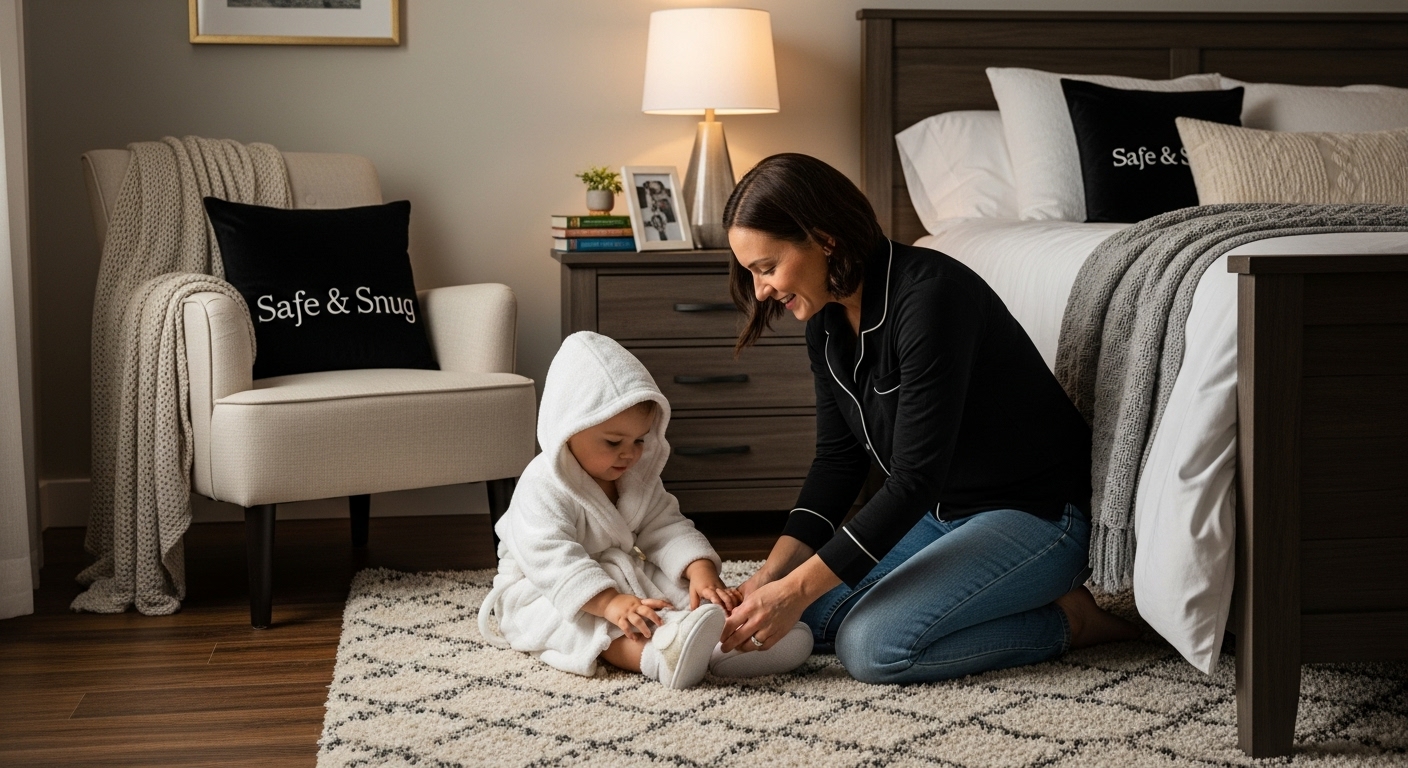 safe toddler bathrobes