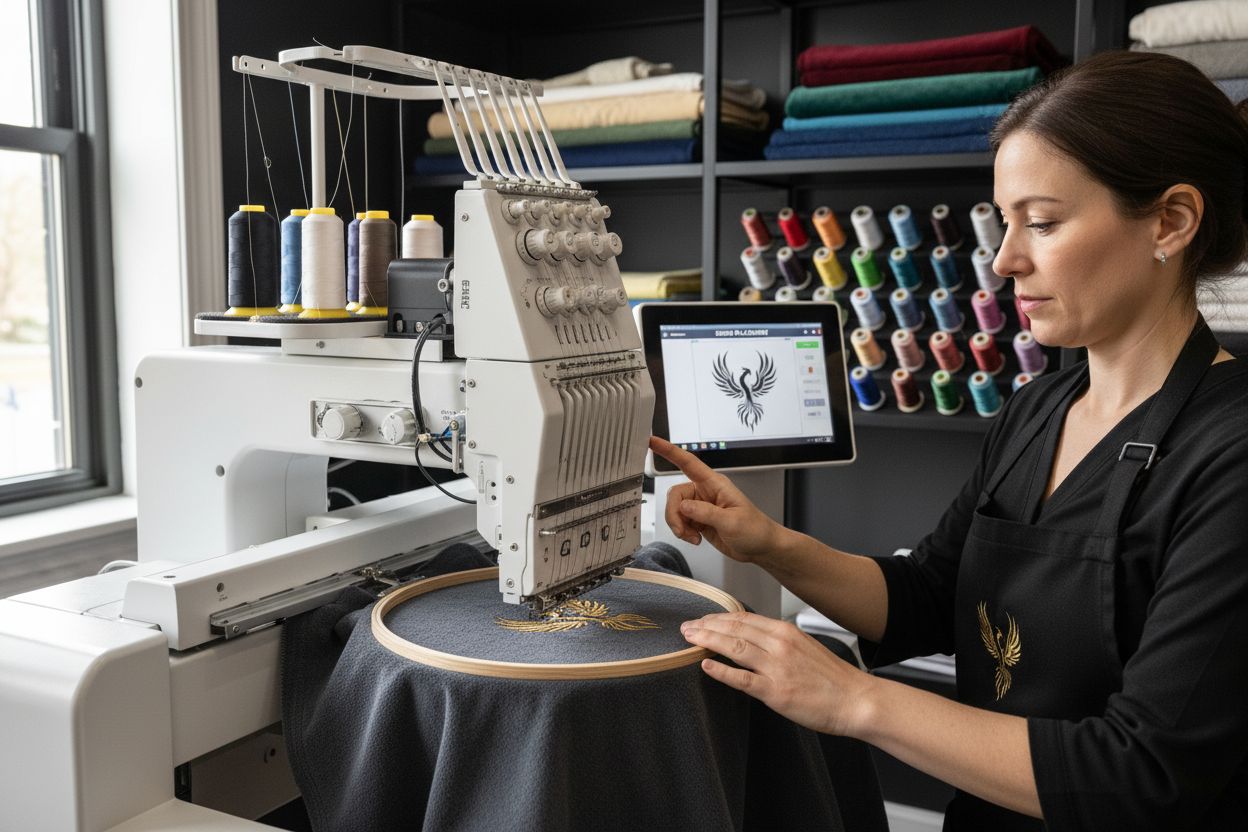 embroidery technique robe