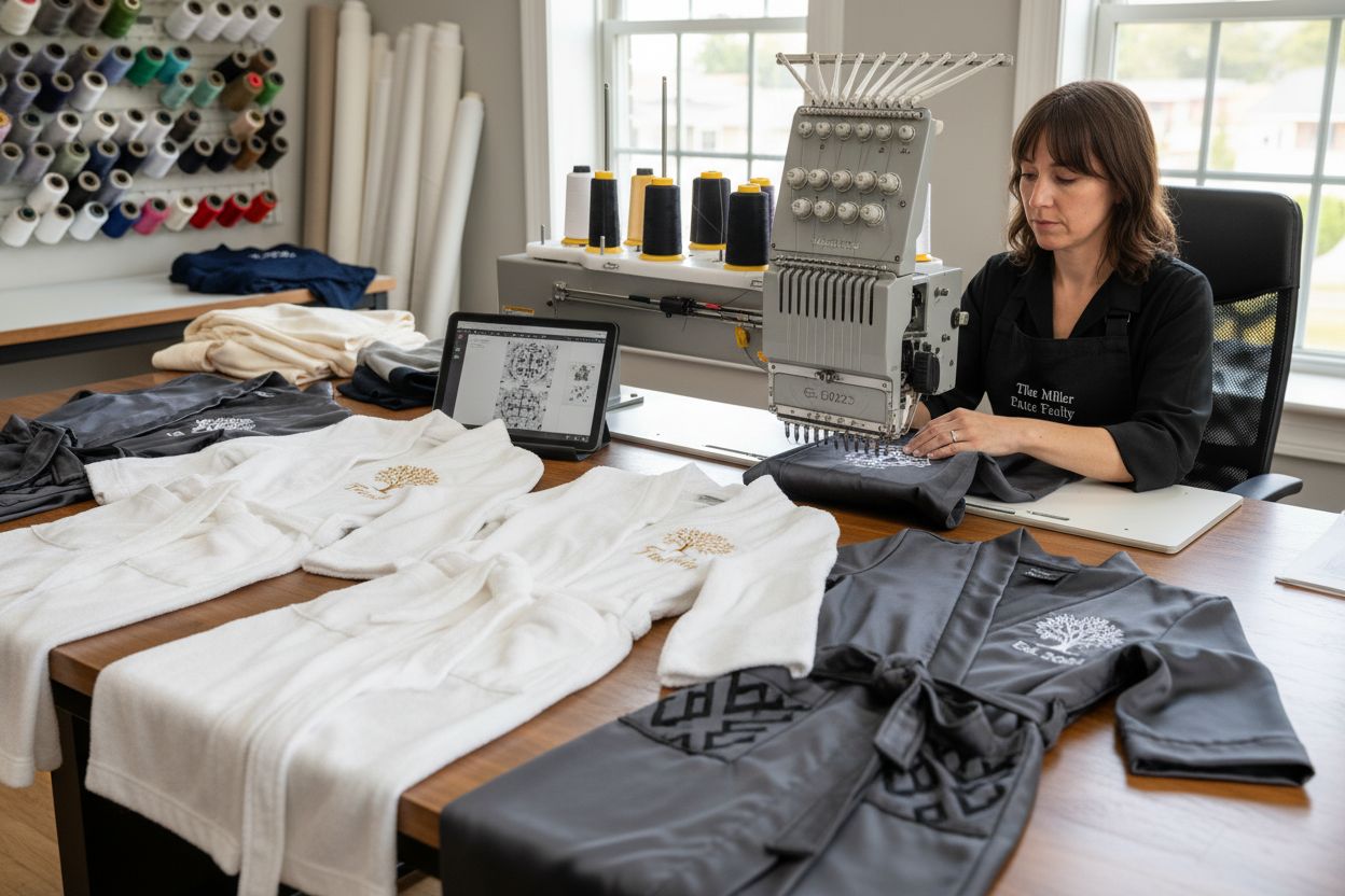 robe embroidery workshop