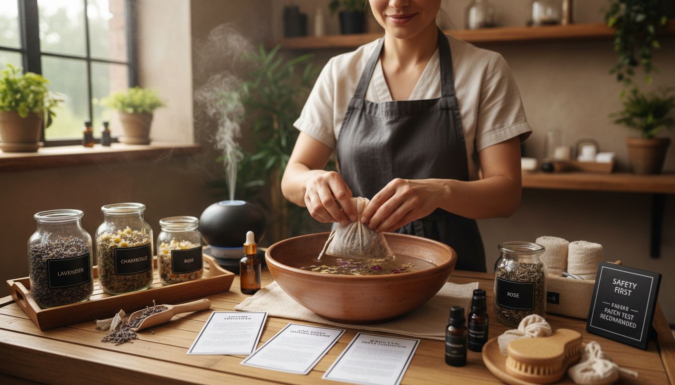 herbal bath practice