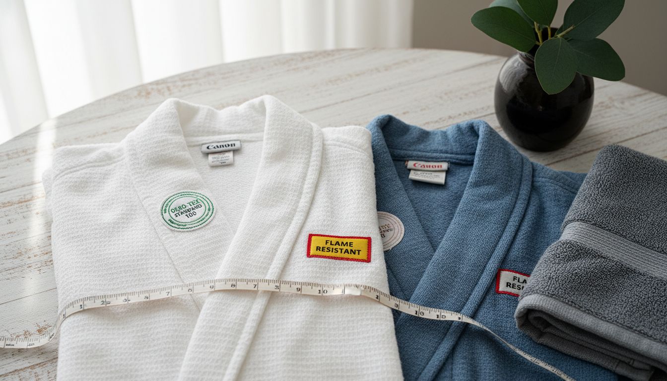 bathrobe fabric safety