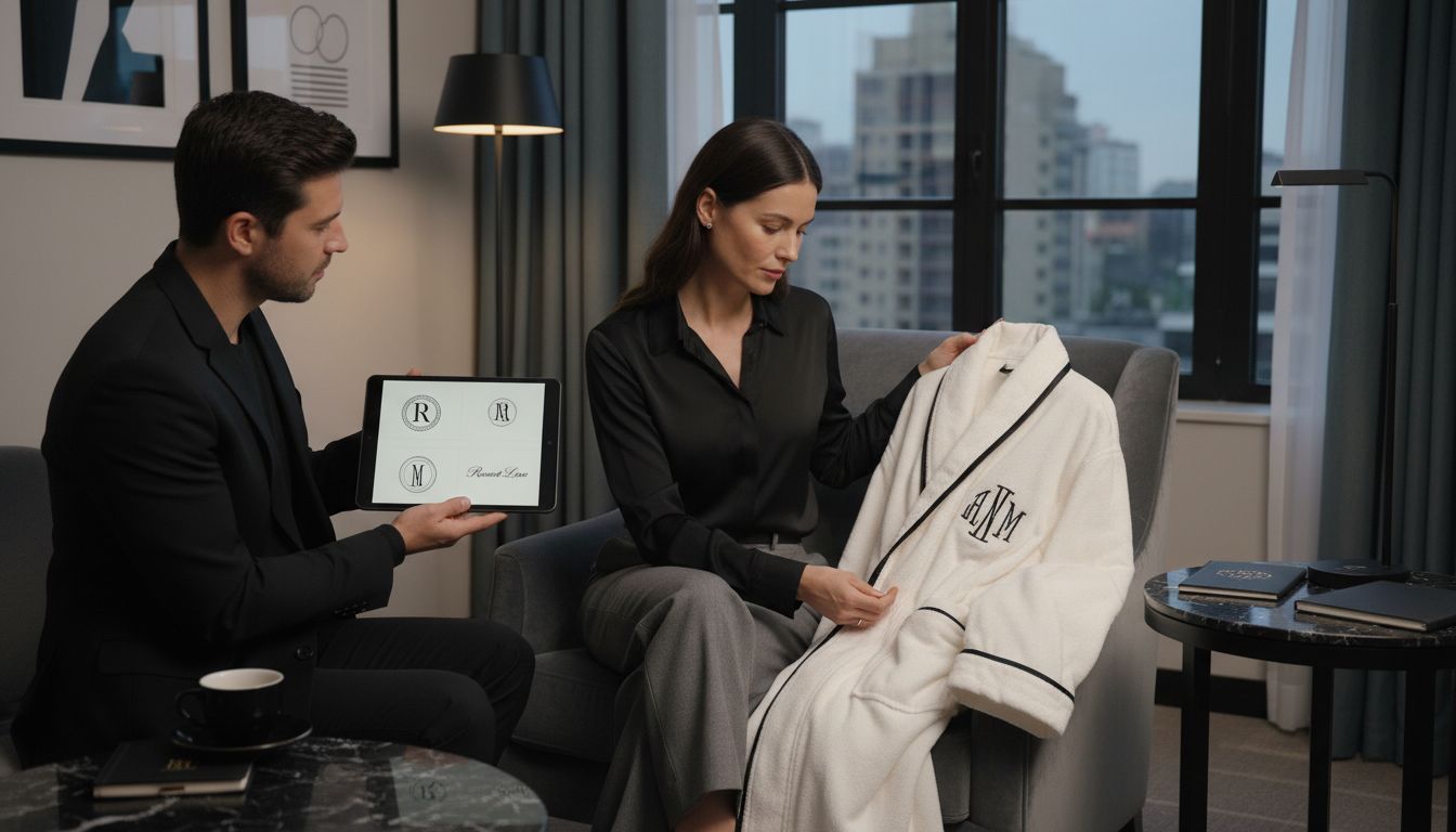 custom embroidered robes