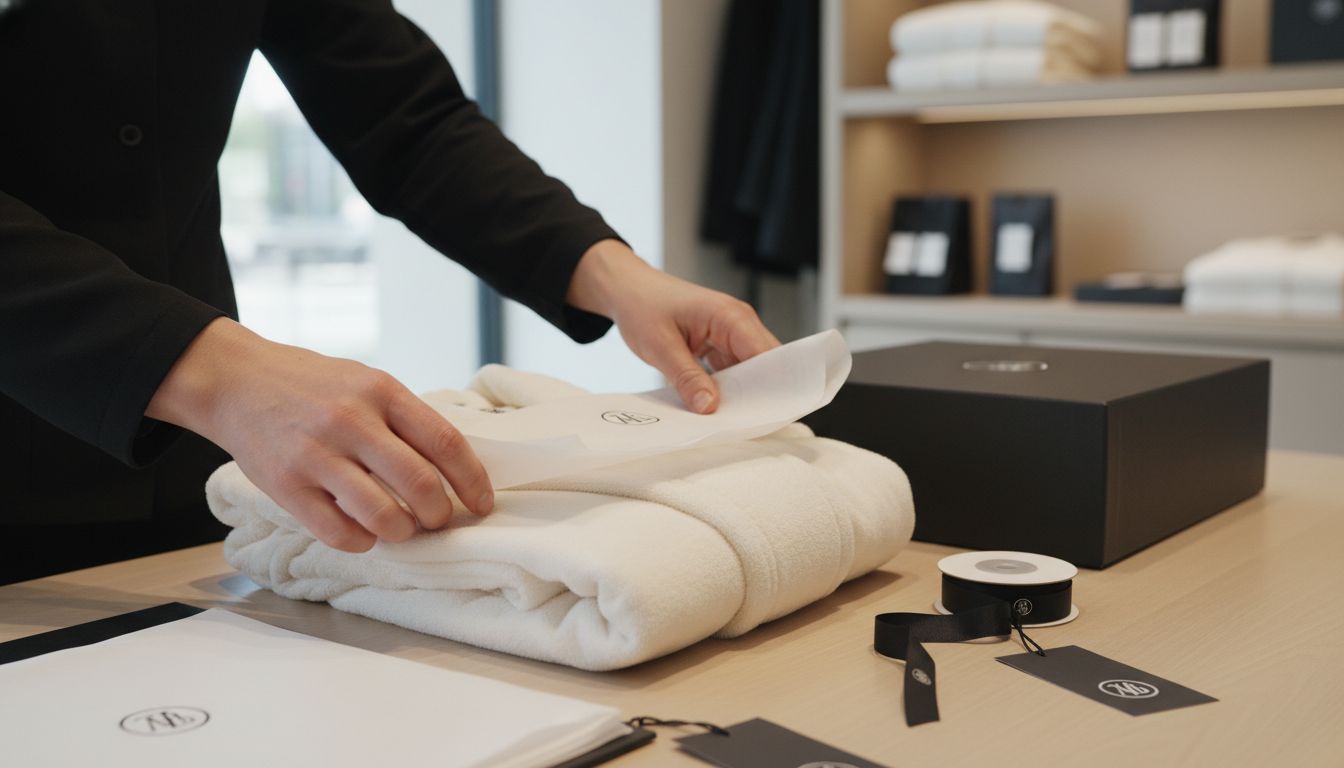 folding robe packaging